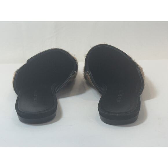 Jenni Kayne Pony Hair Mule Womens 39 /9 US Cheetah Slip On Point Toe Flat - Picture 5 of 7